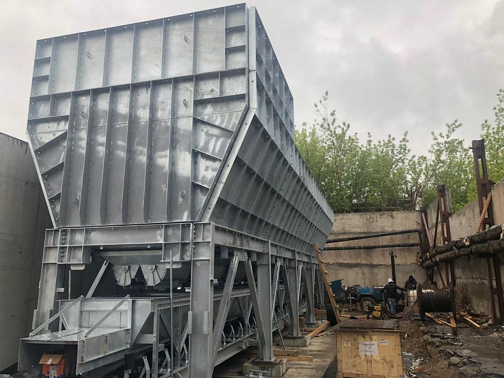 Монтаж бетонного завода Цементоптторг, г.Казань